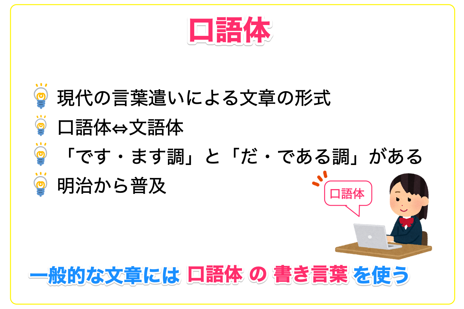 口語体で文章を書く!成り立ちから種類までわかりやすく解説 | 記事ブログ