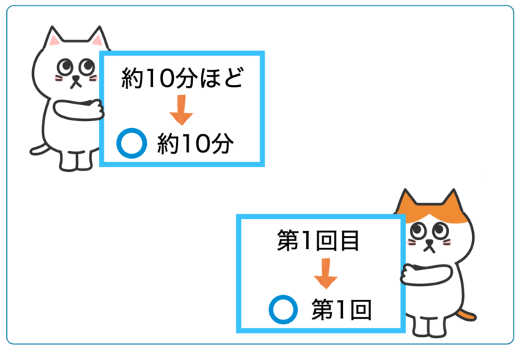 接頭語・接尾語の二重表現
