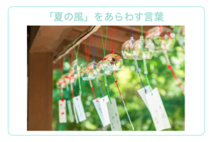「夏の風」をあらわす言葉｜日本の夏を彩る季語