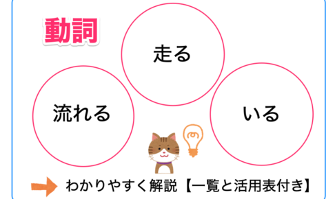 日本語の動詞とは？一覧と活用表で解説